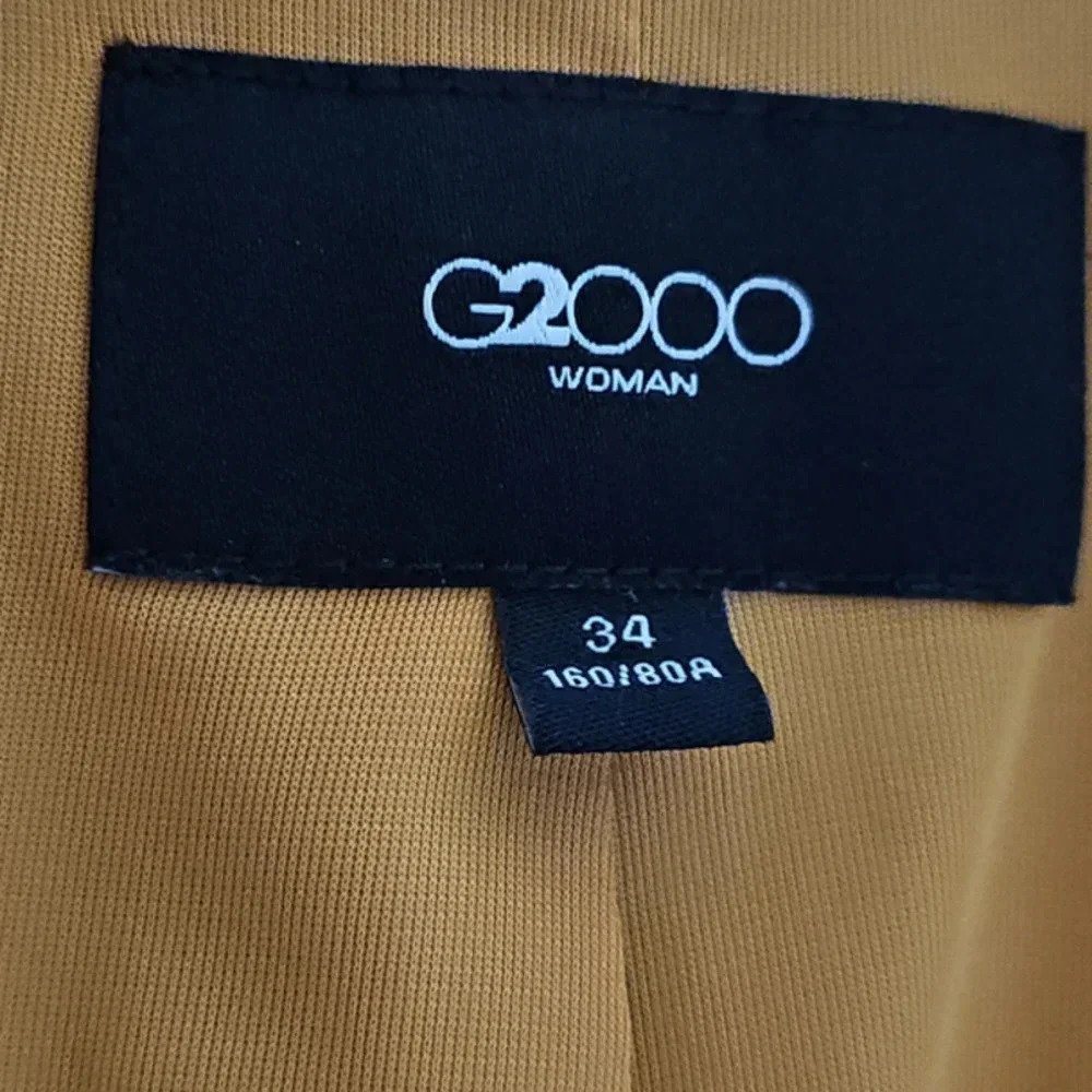 G2OOO Single-Breasted Blazer Orange Size 34 - Picture 3 of 5